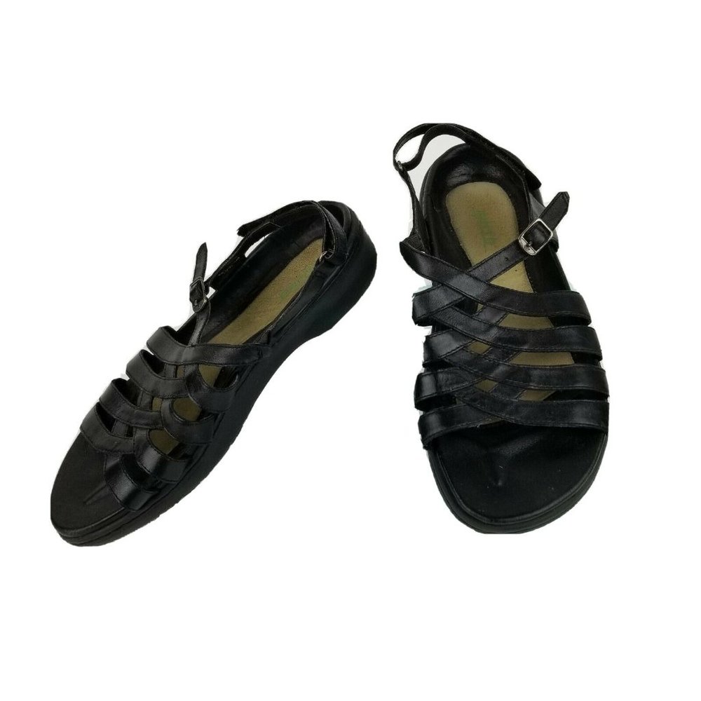 Earth Womens Shoes Sandals Paltrow Black US 10 B